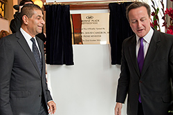 Prime Minister David Cameron officially opens Crowne Plaza Heythrop Park Oxford